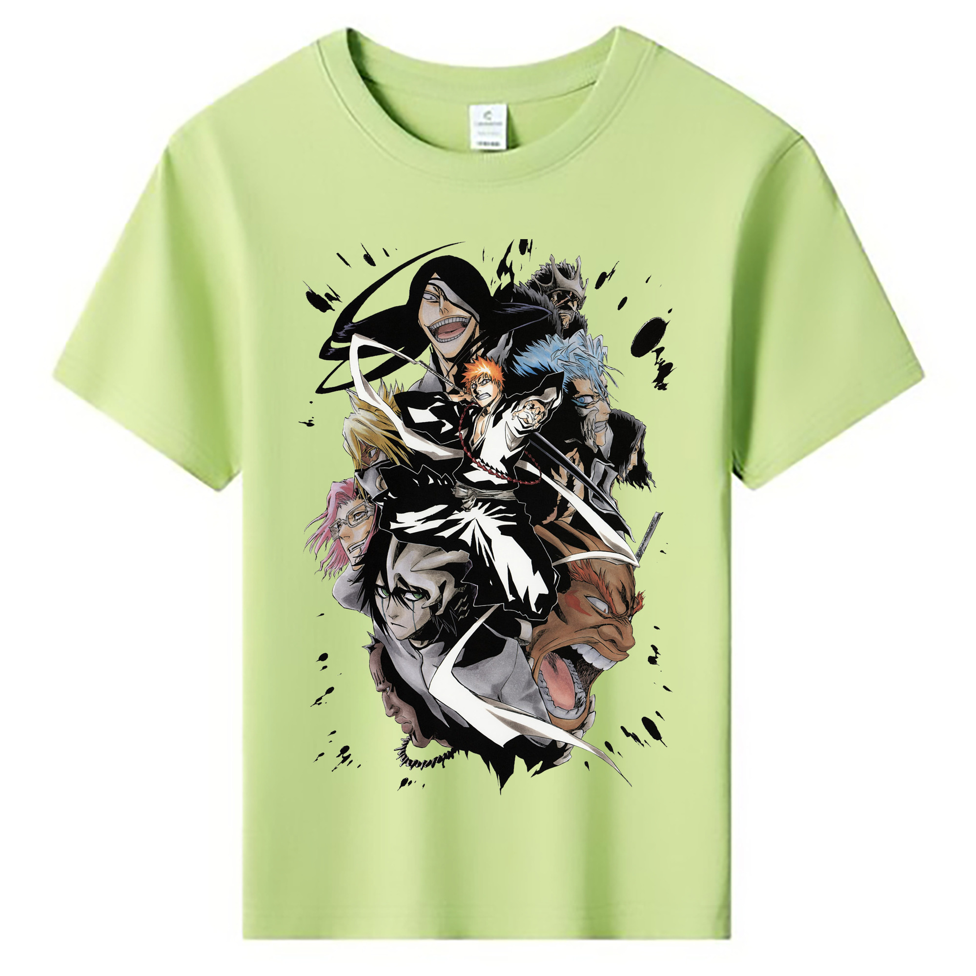 （画像用） ブリーチ 黒崎一護（くろさき いちご）BLEACH Kurosaki Ichigo 綿100％キッズTシャツ（フロントプリント）
